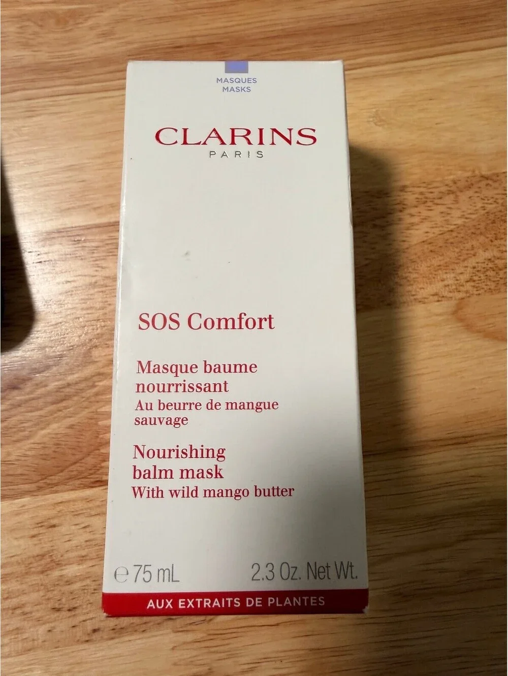 Clarins SOS Comfort Nourishing Balm Mask with Wild Mango Butter 75 mL